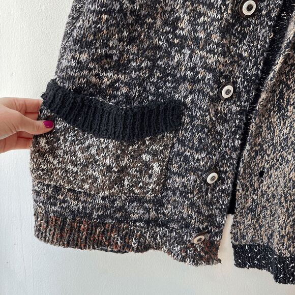 Amy Brill Lagenlook Patchwork Knit Cardigan Jacket – Handcrafted USA, One Size - Picture 8 of 10